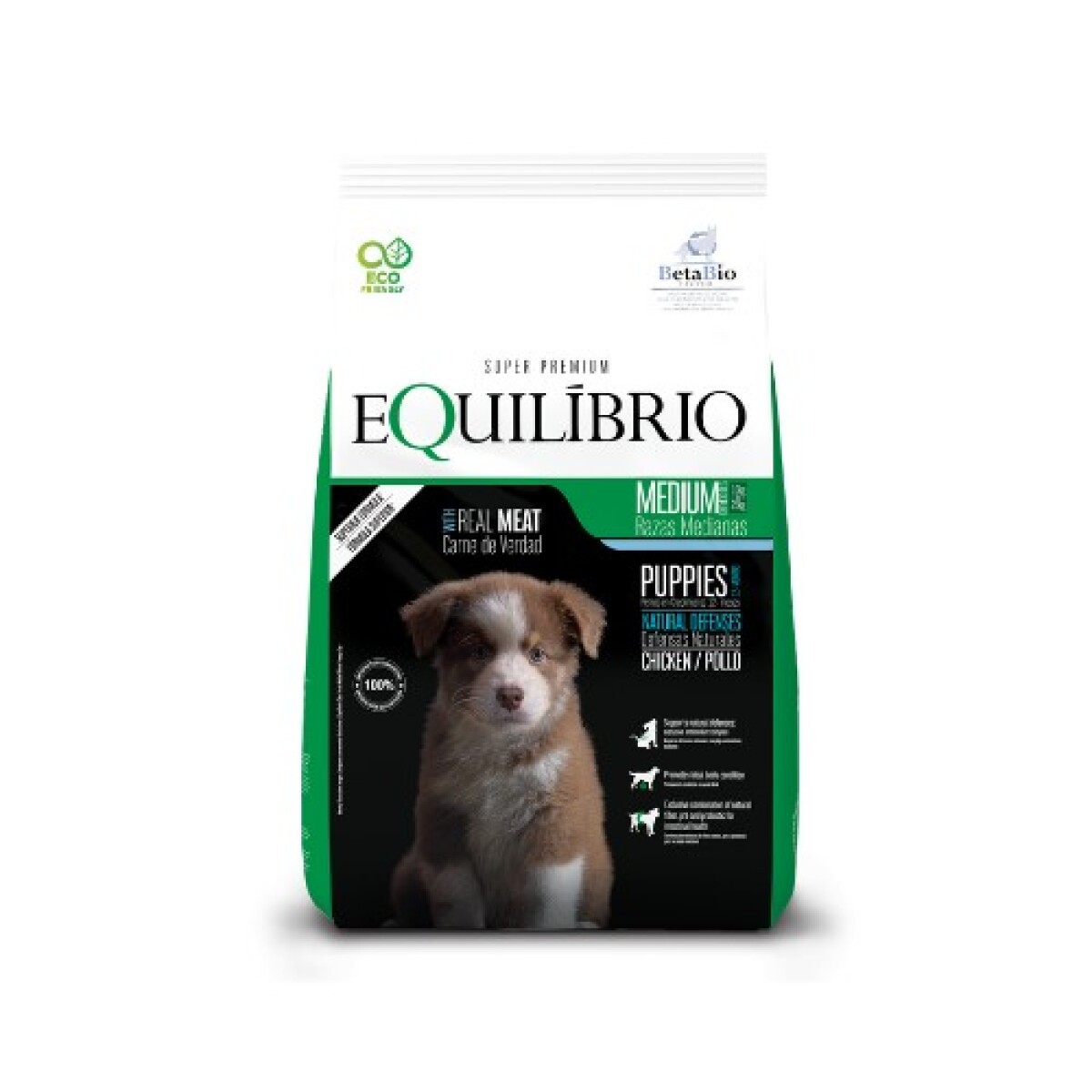 Equilibrio Perro Cachorro Raza Mediana 15 Kg 