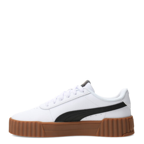 Championes de Mujer Puma Carina 3.0 Blanco - Negro - Camel