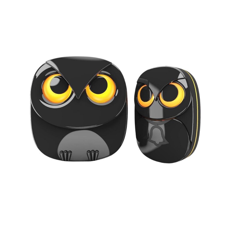 Timbre Digital Inalambrico Exterior Buho Impermeable Luz Led Timbre Digital Inalambrico Exterior Buho Impermeable Luz Led