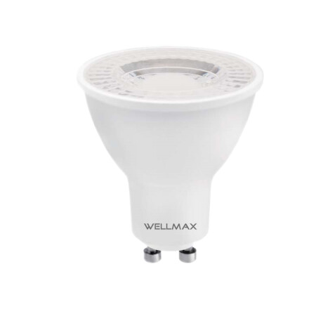 LAMPARA LED DICROICA 6W (EQUIVALE 35W) GU10 FRIA WELLMAX ++ N/a