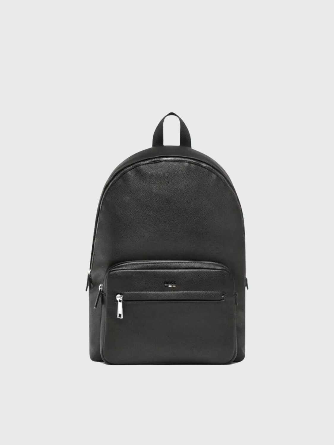 BOSS - Mochila de piel sintetica con logo y raya distintiva 001