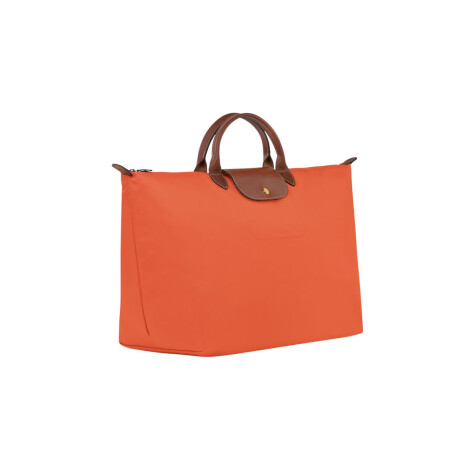 Longchamp -Bolso de viaje Longchamp plegable con cierre y asa corta, Le pliage Naranja