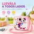 Cámara Infantil Instantánea Gatito con Doble Lente y Selfie ROSA