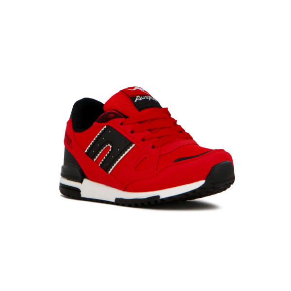 Austral Running Niño Rojo-negro