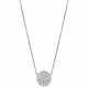 Cadena y colgante pasante con Zirconias Cadena y colgante pasante con Zirconias