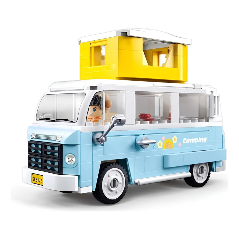Camioneta Furgoneta De Camping Sluban Model Bricks M38-b1192 Camioneta Furgoneta De Camping Sluban Model Bricks M38-b1192