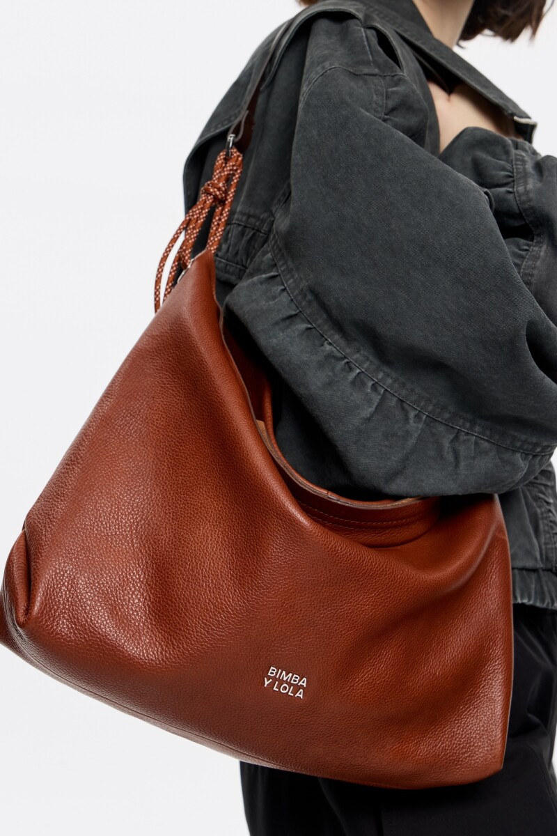 BOLSO PAPER L Marron