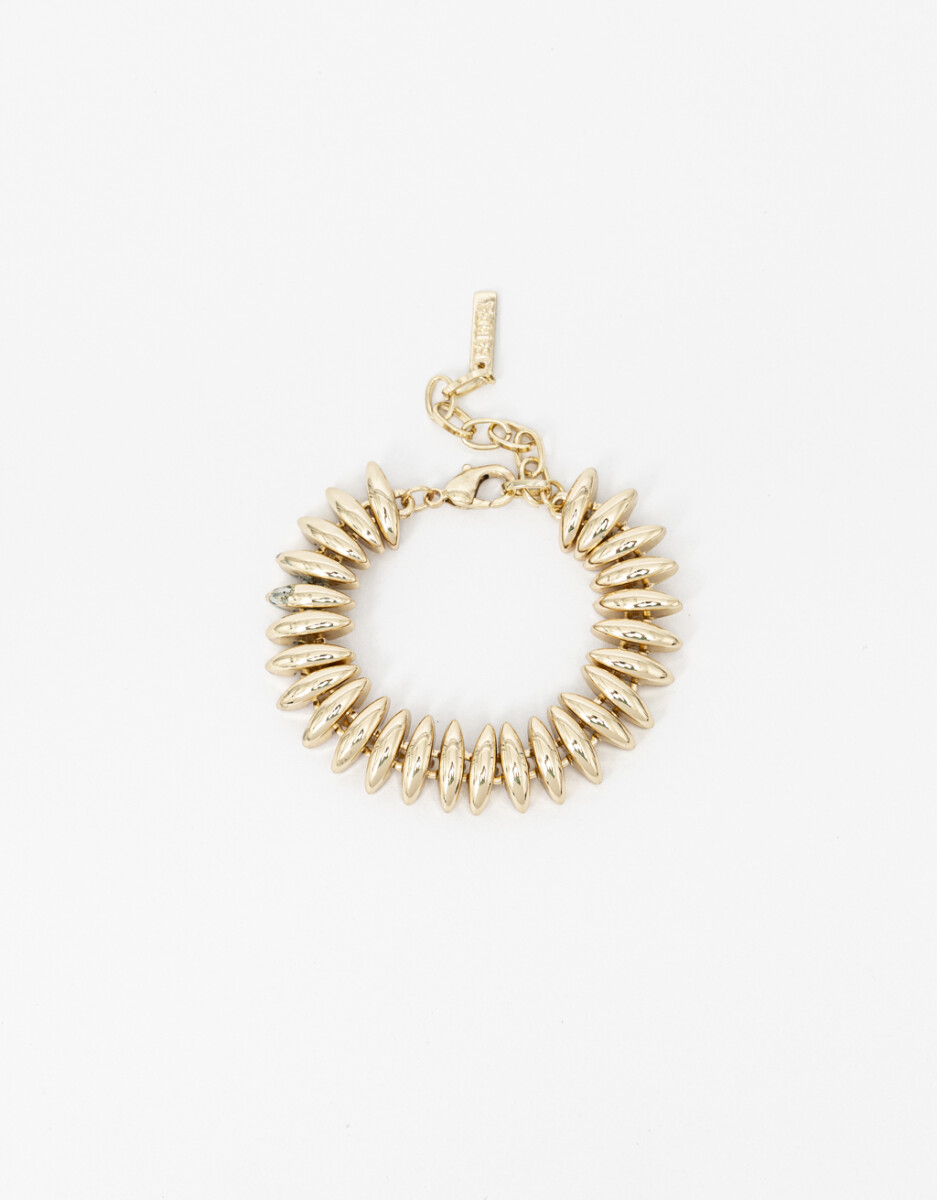 Pulsera Flexible Metal Gotas 