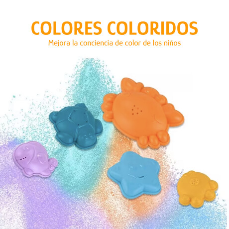 Set de Juguetes para Playa 10pcs Balde Palas Moldes Huanger Multicolor