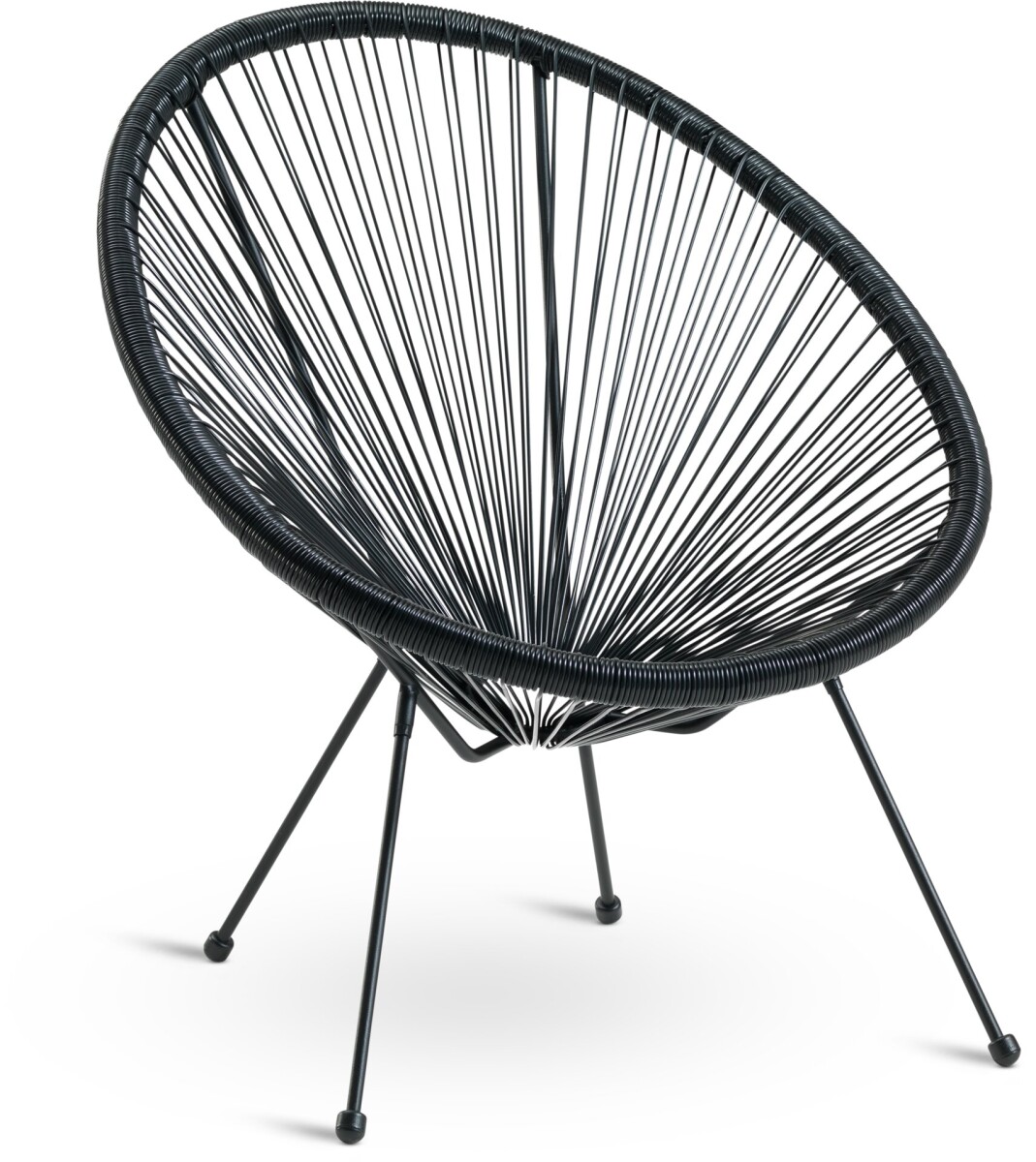 Sillón de exterior UBBERUP negro 