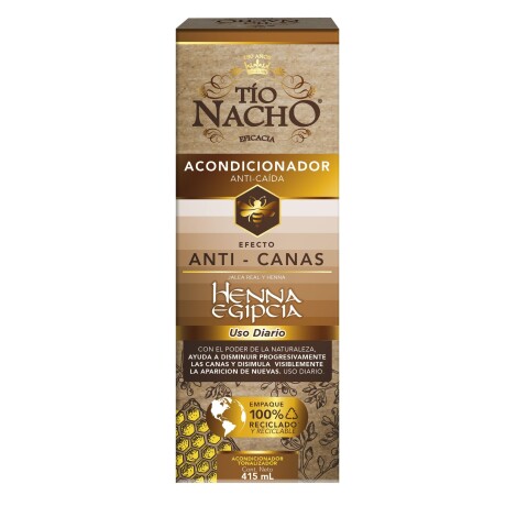 Acondicionador Tío Nacho Henna Anti Canas 415ml Acondicionador Tío Nacho Henna Anti Canas 415ml
