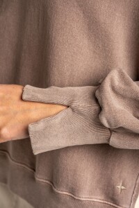 Sweater Lavado Rosa Viejo