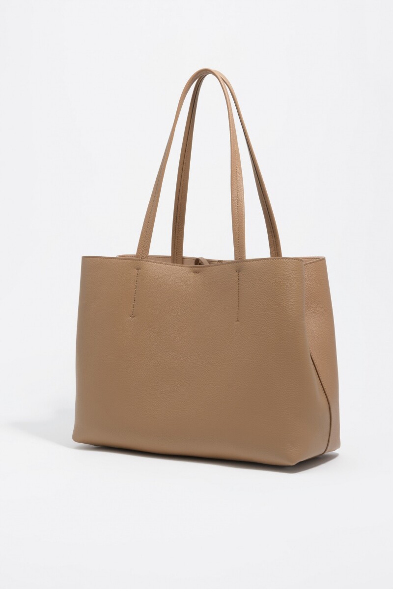 BOLSO SHOPPER Marron