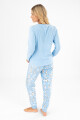 Pijama polar gansos Celeste