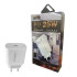 Cargador Treqa Carga Rápida Tipo C 25w CARGADOR TREQA TIPO C 25W CS 222 BLANCO