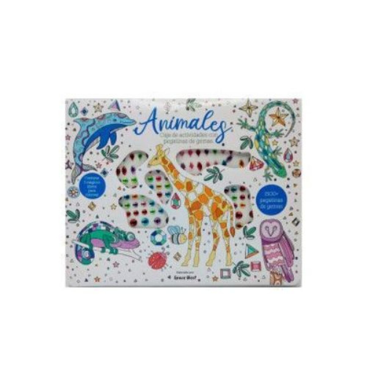 Animales Caja de Actividades con Pegatinas de Gemas - Animales Caja De Actividades Con Pegatinas De Gemas 