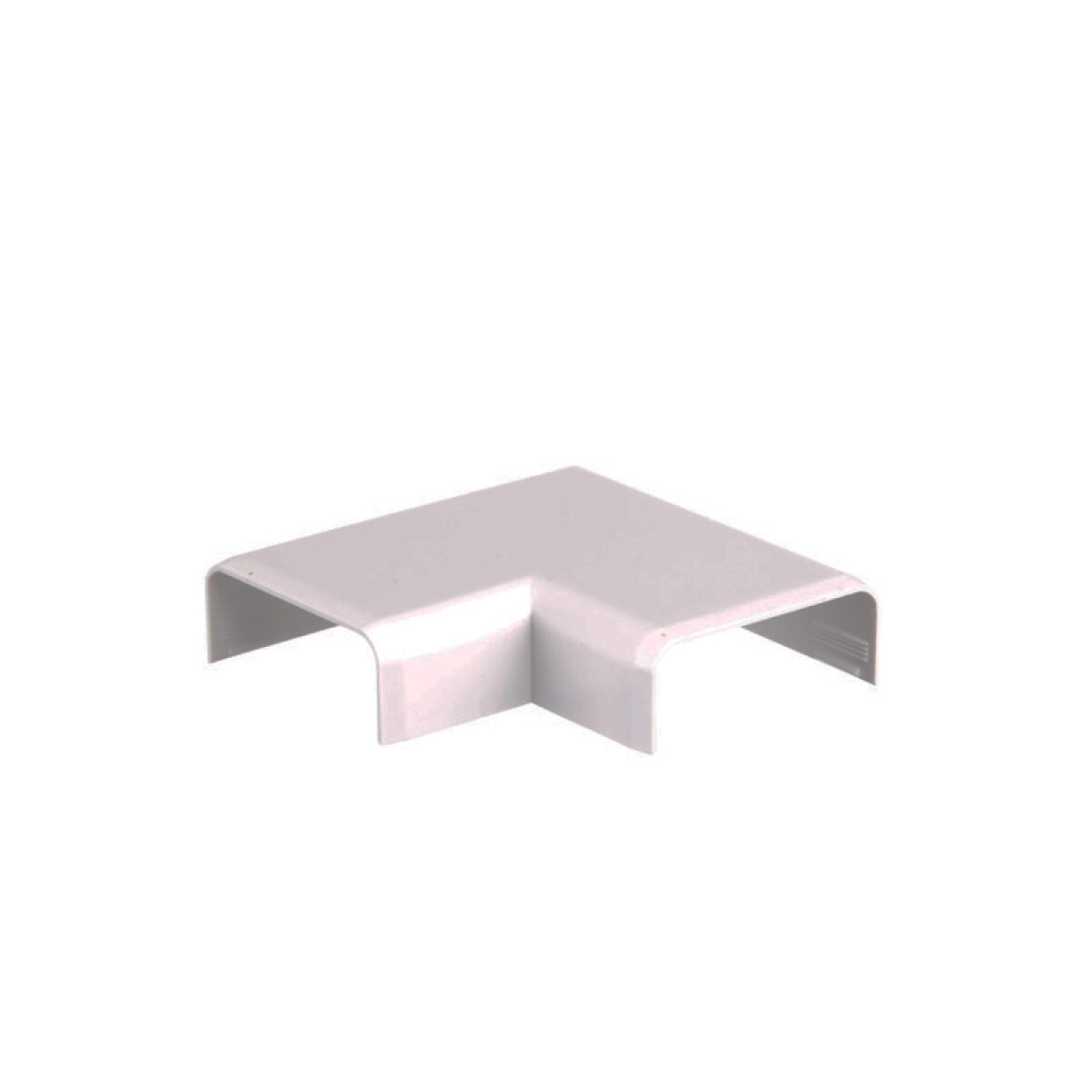 Codo plástico 90° blanco para ducto 30x12mm - ZO0512 