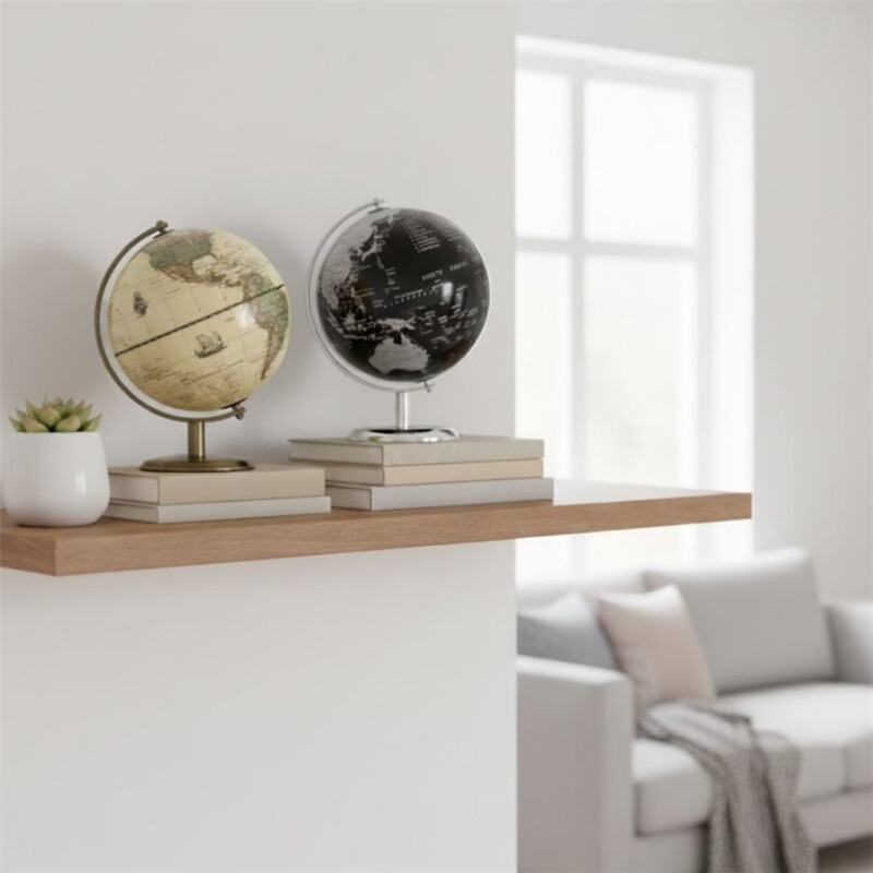 Globo Terraqueo Metal 20x26.5cm - Dorado Globo Terraqueo Metal 20x26.5cm - Dorado