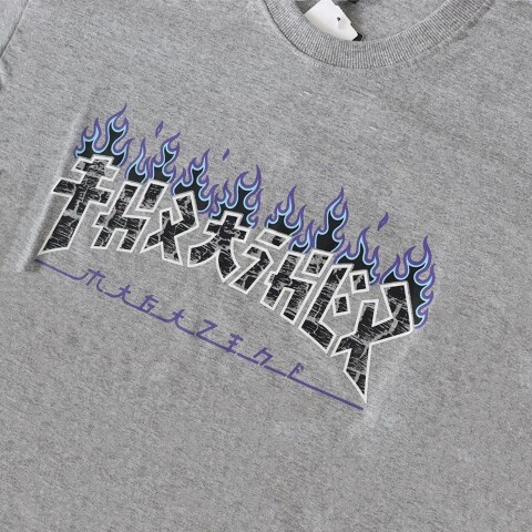 Thrasher Godzila Chared Grey