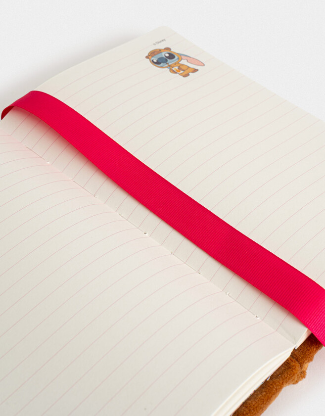 Anotadores Cuadernos y Memos Lúdico Cuaderno Plush "stitch Capybara" - Marron Camel