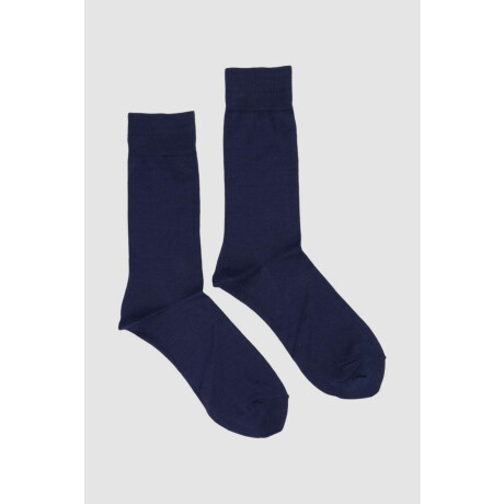 Medias mercerizadas Azul