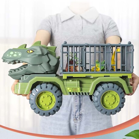Camión Vehículo Dinosaurio con Animales Juguete para Niños Tiranosaurio