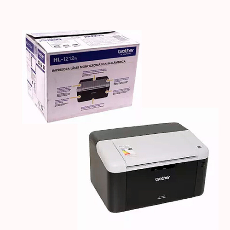 IMPRESORA BROTHER HL 1212 W LASER Wifi Sin color