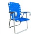 Silla plegable aluminio nacional Azul