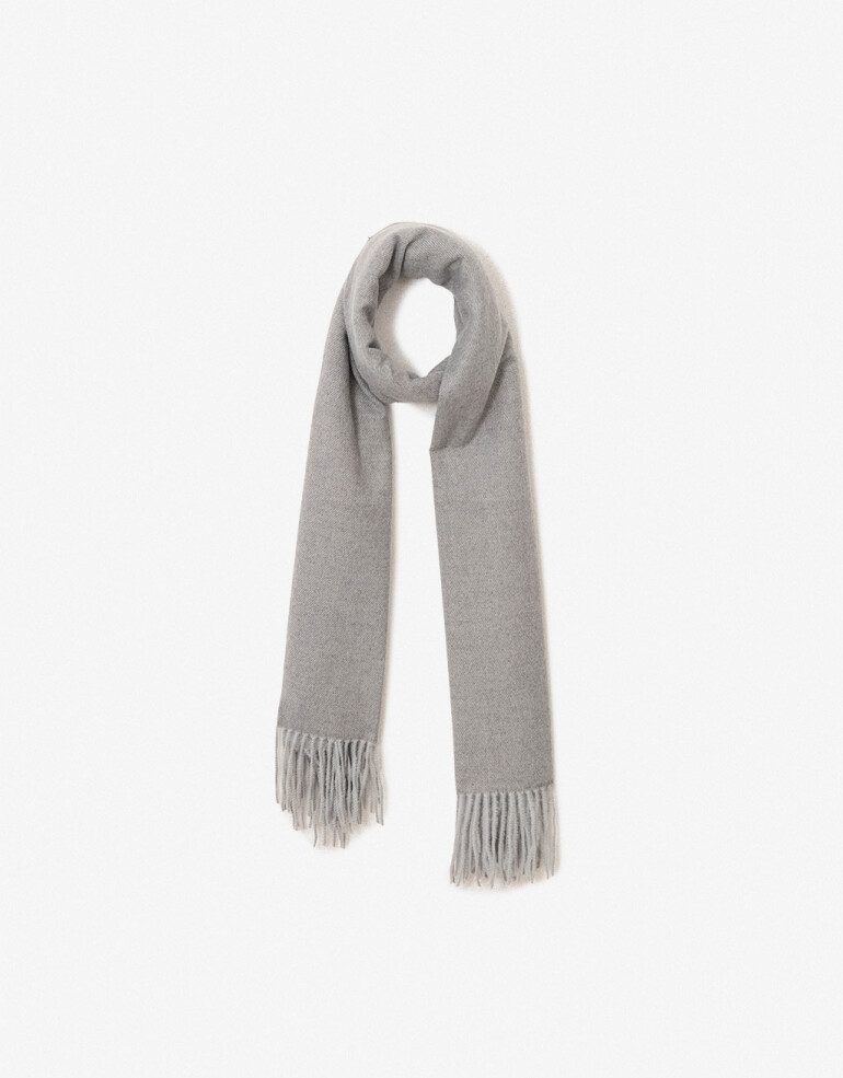 Bufandas Special Price Bufanda Con Flecos - Gris Medio