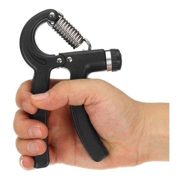 Ejercitador De Manos Hand Grip Regulable A Medida Fitness Variante Color Negro