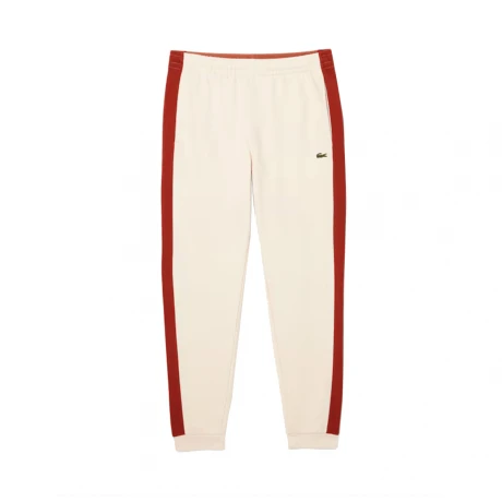 PANTALON LACOSTE ALGODÓN C/PUÑO COLORBLOCK HBI