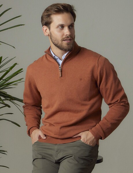 BUZO TEJIDO Ladrillo