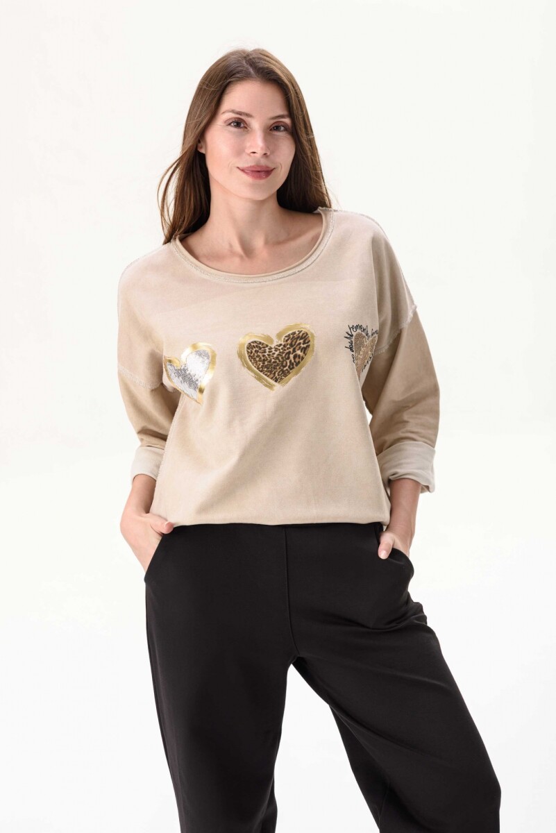 Sweater suna - Beige 