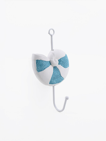 PERCHERO CARACOL MAR BLANCO