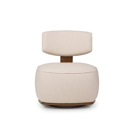 Butaca Orbit - Giratoria - Tela Rústica Beige (4F)