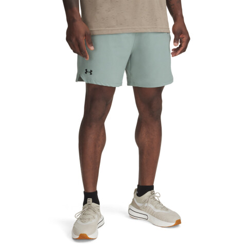 UA Vanish Woven 6in Shorts-GRN GRN-348