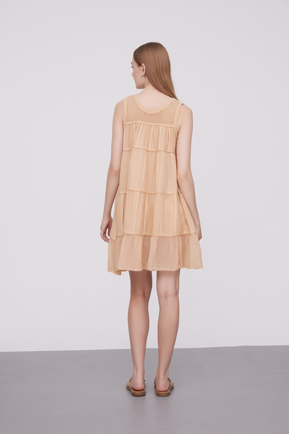 Vestido Stophoer Beige