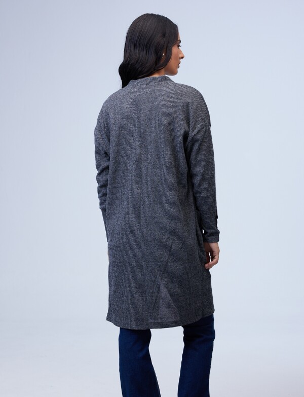 Cardigan Botones GRIS OSCURO