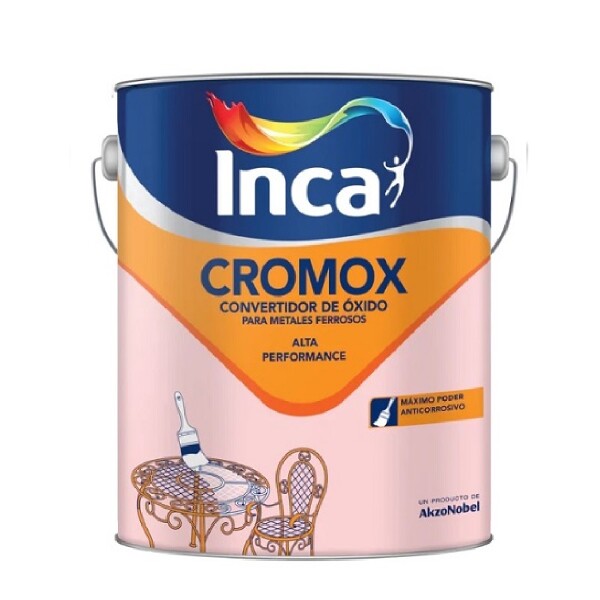 Cromox Fondo Anticorrosivo 4L Inca Cromox Fondo Anticorrosivo 4L Inca