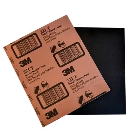 LIJA HIERRO/TELA ESMERIL P100, 225 mm x 275 mm (HOJA) - 3M LIJA HIERRO/TELA ESMERIL P100, 225 mm x 275 mm (HOJA) - 3M