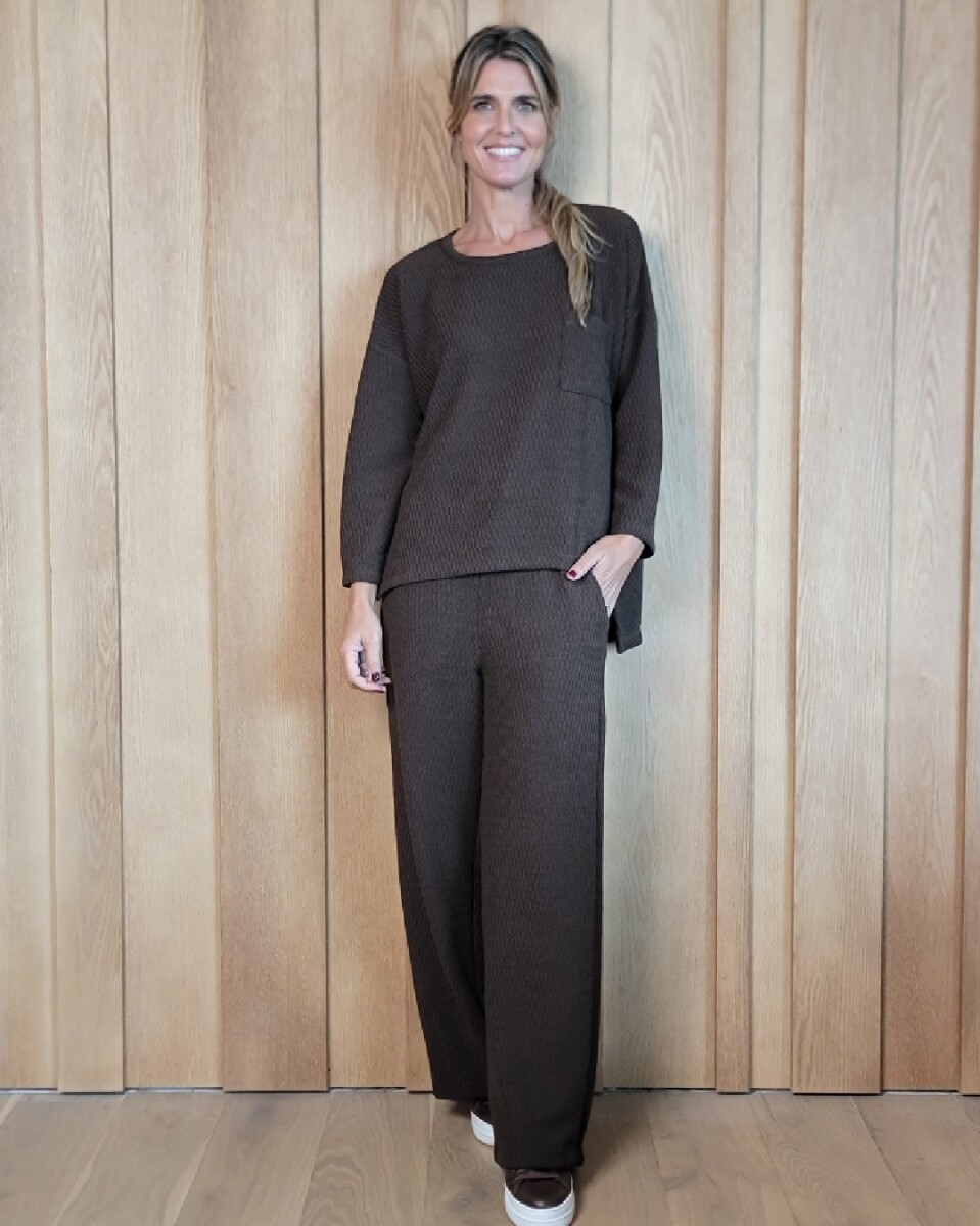 Pantalón Mila - Chocolate 