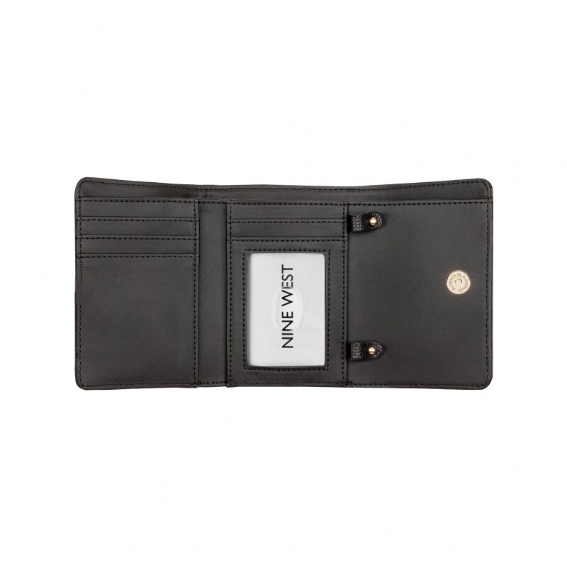 Small Leather Goods Dorsey Trifold Black