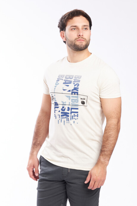 T-SHIRT BASKET 443 Blanco