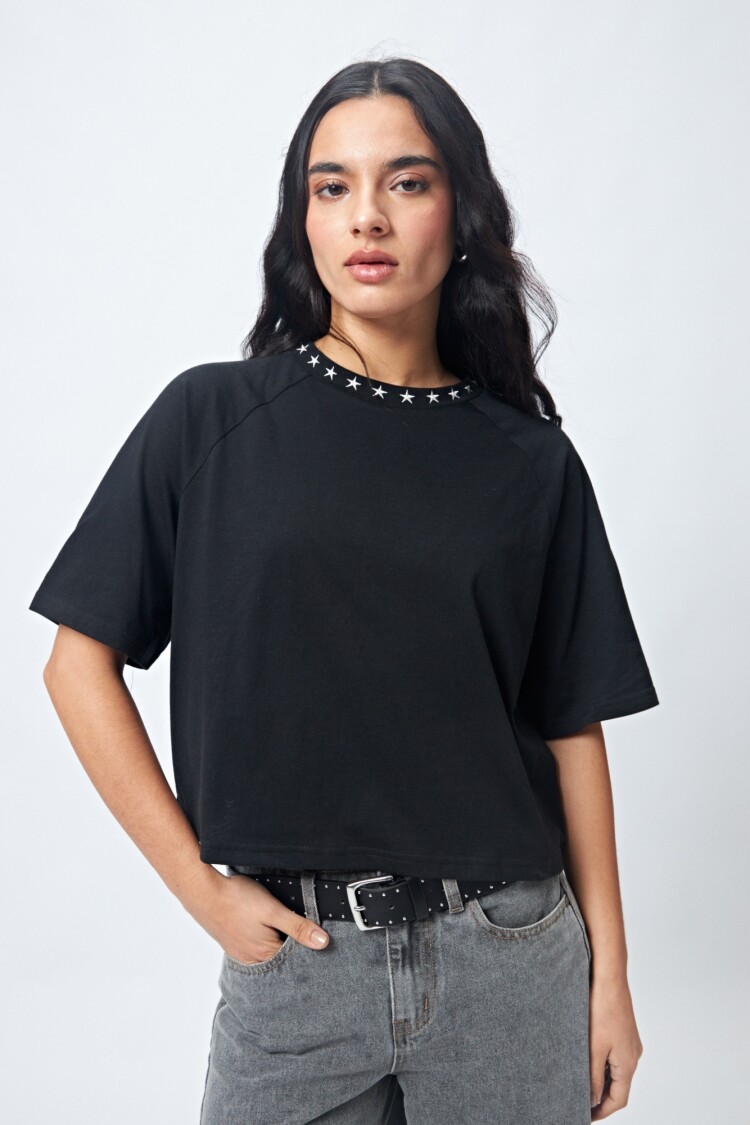 REMERA MULIA Negro