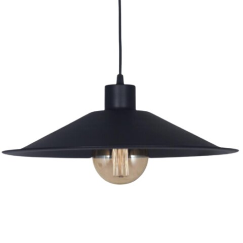 COLGANTE ENSENADA 1L E27 40CM NEGRO COLGANTE ENSENADA 1L E27 40CM NEGRO