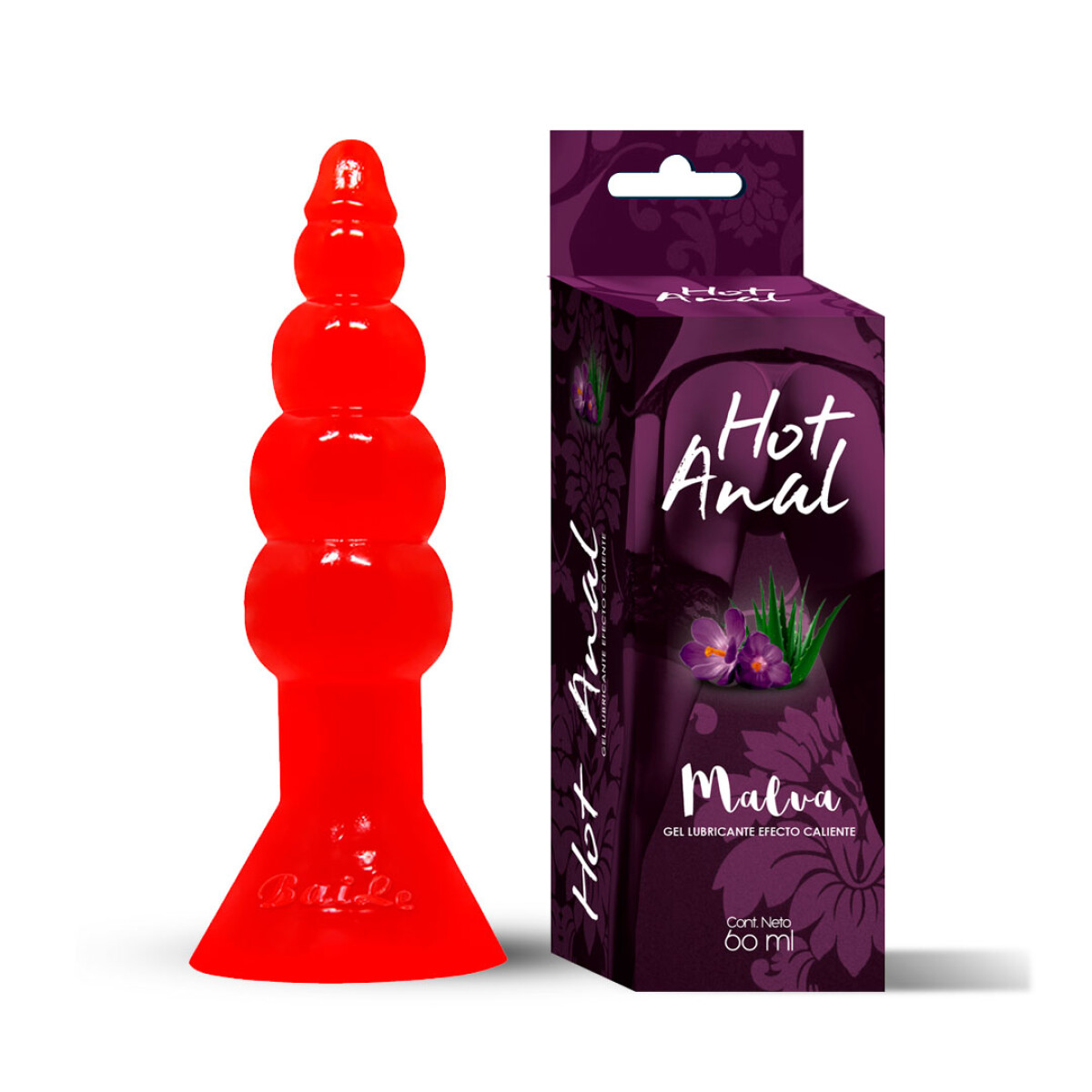 Butt Riders Plug Anal Ventosa + Lubricante Hot Anal 