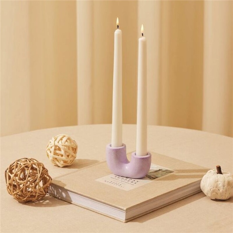 Set de 4 Velas 25 cm Blancas SET 4 VELAS 25CM BLANCO