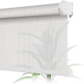 Cortina Screen Pvc Roller Tela Microperforada 1.50x2.00m Blanco