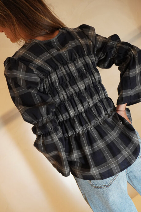 Coquette Shirt Azul / Gris