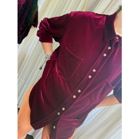Camisa Bimba Velvet Uva